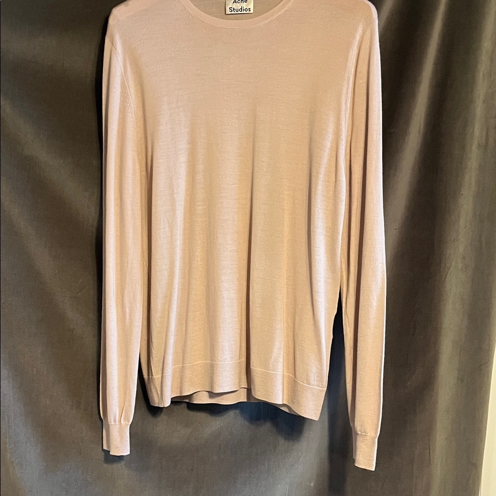 ACME Men's Crewneck Sweater - pink/clay